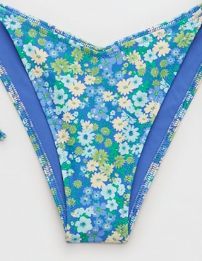 Brasileña bikini Aerie floral a la cintura para mujer