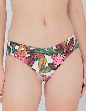 Bikini Selmark Floral Cadera Para Mujer