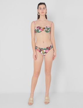 Bikini Selmark floral cadera para mujer
