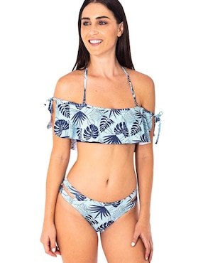 Conjunto Bikini Maxima Swimwear Estampado Para Mujer