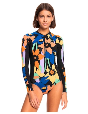 Traje De Baño Completo Roxy Estampado Floral Para Mujer