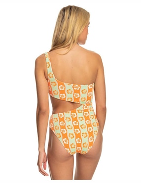 Traje de baño completo Roxy estampado floral para mujer