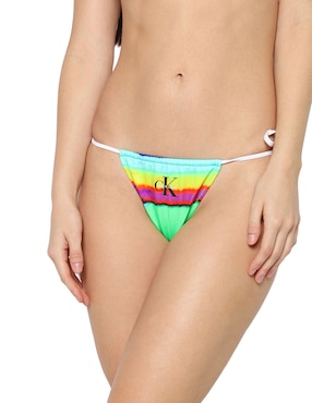 Bikini Calvin Klein Estampado A La Cadera Para Mujer