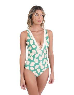 Traje De Baño Completo Zingara Estampado Para Mujer