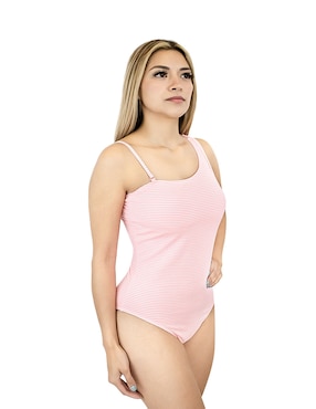 Traje de baño completo London Rock estampado a rayas para mujer