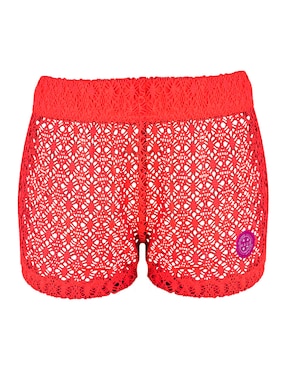 Short salida de playa Maui & Sons con encaje para mujer