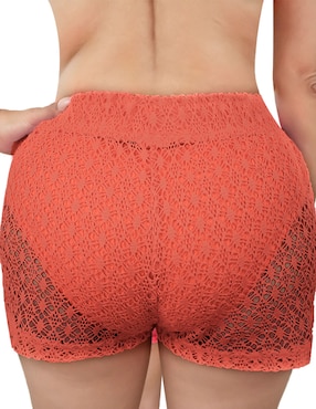 Short salida de playa Maui & Sons con encaje para mujer