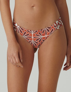 Bikini Palmacea Estampado Floral A La Cadera Para Mujer