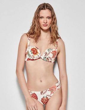 Bikini Gisela Estampado Floral A La Cadera Para Mujer