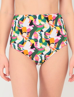 Cheeky Bikini MAP Estampado Cintura Alta Para Mujer