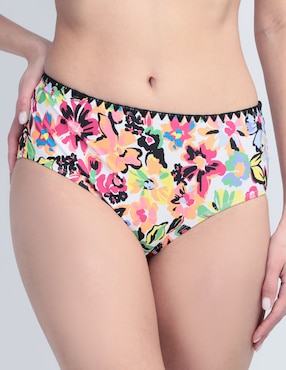 Panty Bikini Anne Cole Estampado Floral A La Cadera Para Mujer