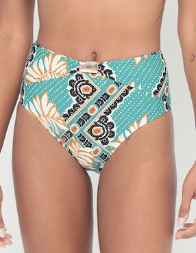 Bikini Selmark Estampado A La Cintura Para Mujer