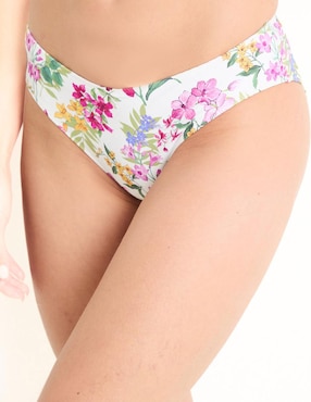 Bikini Selmark estampado floral a la cadera para mujer