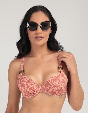 Top Bikini LIEB Estampado Floral Con Copas Para Mujer