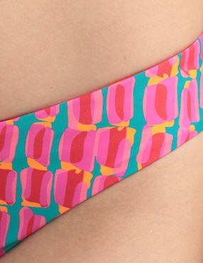 Cheeky bikini MAP estampado a la cadera para mujer