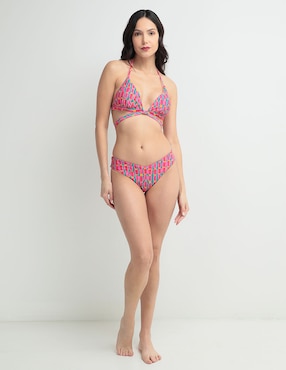 Cheeky bikini MAP estampado a la cadera para mujer