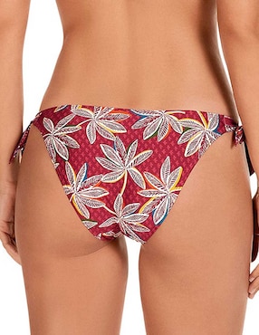 Bikini Dolores Cortés estampado floral a la cadera para mujer