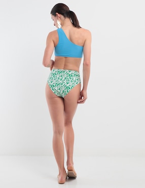 Panty bikini MAP estampado floral a la cintura para mujer