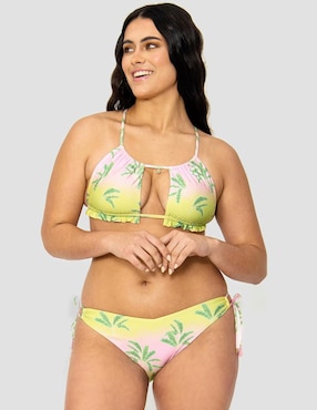 Conjunto Bikini Bari Swimwear Estampado Floral Para Mujer