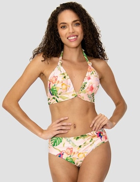 Conjunto Bikini Bari Swimwear Estampado Floral Para Mujer