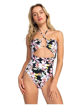 Traje De Baño Completo Roxy Estampado Floral Para Mujer