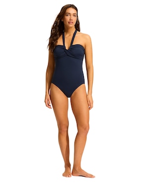 Traje de baño completo Seafolly para mujer
