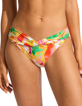 Bikini Seafolly Estampado A La Cadera Para Mujer