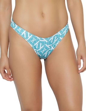 Bikini Calvin Klein Estampado Logo Media Cintura Para Mujer