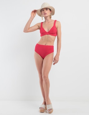 Top bikini Palmacea sin copas para mujer