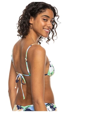 Top bikini Roxy estampado floral con copa removible para mujer