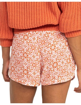 Salida de playa short Roxy con elástico para mujer