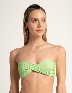 Top Bikini Touche Con Copa Removible Para Mujer