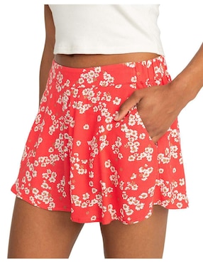 Salida de playa short Roxy con elástico para mujer