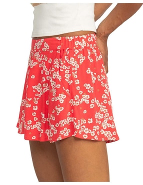 Salida de playa short Roxy con elástico para mujer