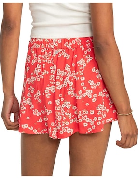 Salida de playa short Roxy con elástico para mujer