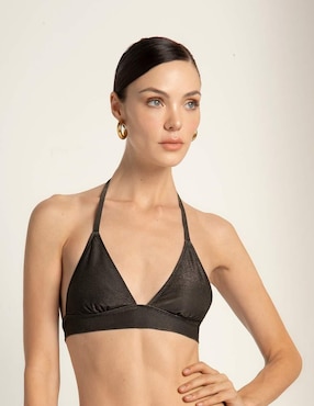 Top Bikini Touche Con Copa Removible Para Mujer