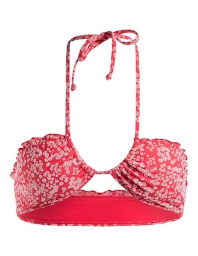 Top bikini Roxy estampado floral con copa removible para mujer