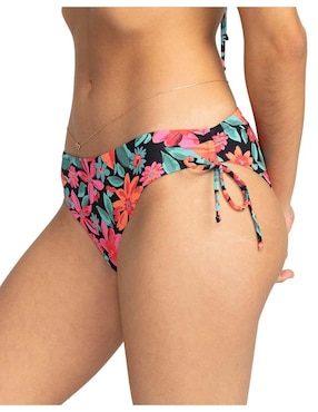 Hipster bikini Roxy estampado floral a la cadera para mujer