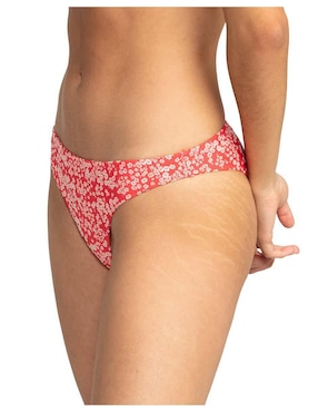 Panty bikini Roxy estampado floral a la cadera para mujer