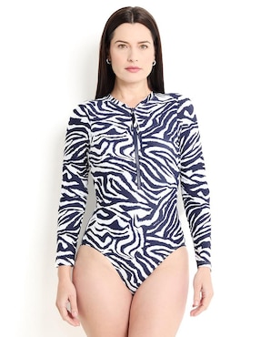 Traje De Baño Anne Cole Estampado Animal Print Para Mujer