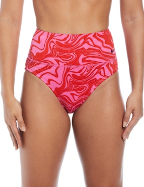 Bikini Nike Estampado Cintura Alta Para Mujer