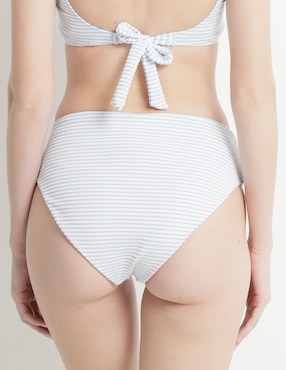 Bikini That's It estampado a rayas a la cadera para mujer