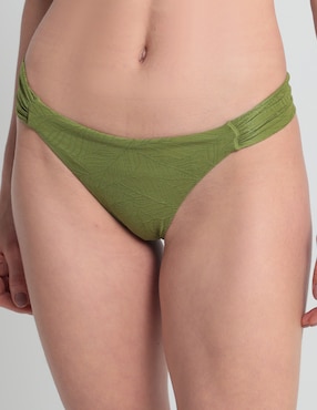 Bikini Palmacea estampado floral a la cadera para mujer