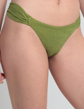 Bikini Palmacea estampado floral a la cadera para mujer