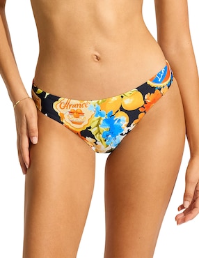 Hipster Bikini Seafolly Estampado Floral A La Cadera Para Mujer