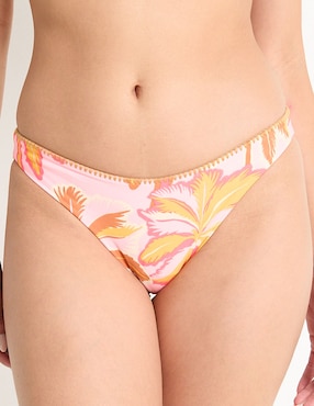 Bikini Maaji estampado floral a la cadera para mujer