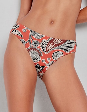 Bikini Gisela estampado floral a la cadera para mujer