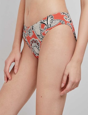 Bikini Gisela estampado floral a la cadera para mujer