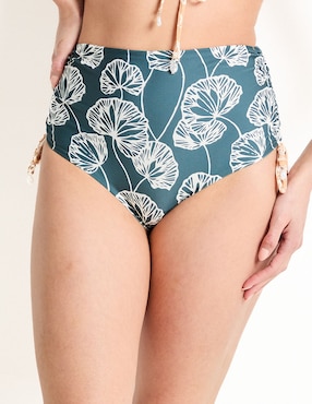 Bikini Palmacea Estampado Floral A La Cintura Para Mujer