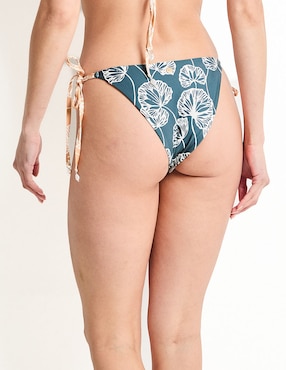 Bikini Palmacea estampado floral a la cadera para mujer